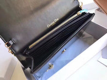 Load image into Gallery viewer, Dior Lady Dior Clutch With Chain In Black Patent
