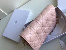 Load image into Gallery viewer, Dior Lady Dior Clutch With Chain In Pink Patent
