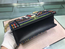 Load image into Gallery viewer, Dior Diorama Canvas Bag Embroidered With Multi-coloured Stripes
