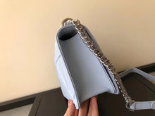 Load image into Gallery viewer, Dior Diorama Flap Bag In Blue Pale Grained Calfskin
