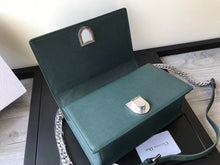 Load image into Gallery viewer, Dior Diorama Flap Bag In Green Grained Calfskin

