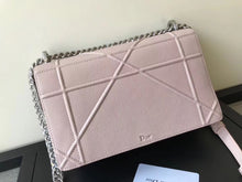 Load image into Gallery viewer, Dior Diorama Flap Bag In Light Pink Grained Calfskin
