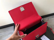 Load image into Gallery viewer, Dior Diorama Flap Bag In Red Grained Calfskin
