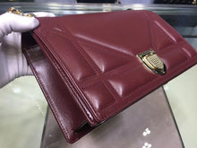 Load image into Gallery viewer, Dior Bordeaux Diorama Lambskin Bag With Large Cannage Motif

