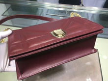 Load image into Gallery viewer, Dior Bordeaux Diorama Lambskin Bag With Large Cannage Motif
