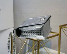 Load image into Gallery viewer, Dior Diorama Bag In Silver Metallic Calfskin
