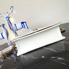 Load image into Gallery viewer, Dior Diorama Bag In White Studded Lambskin
