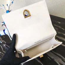 Load image into Gallery viewer, Dior Diorama Bag In White Studded Lambskin
