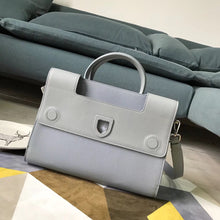 Load image into Gallery viewer, Dior Diorever Tote Bag In Light Grey Calfskin Leather
