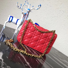 Load image into Gallery viewer, Dior Small Dioraddict Flap Bag In Cherry Lambskin

