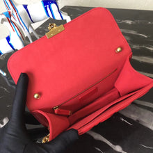 Load image into Gallery viewer, Dior Small Dioraddict Flap Bag In Cherry Lambskin
