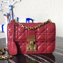 Load image into Gallery viewer, Dior Small Dioraddict Flap Bag In Red Lambskin
