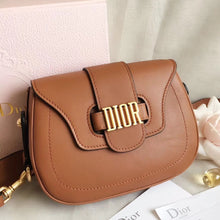Load image into Gallery viewer, Dior D-Fence Saddle Bag In Brown Calfskin
