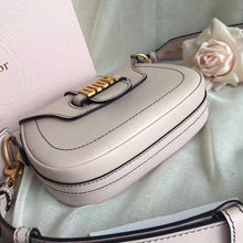 Load image into Gallery viewer, Dior D-Fence Saddle Bag In Ivory Calfskin
