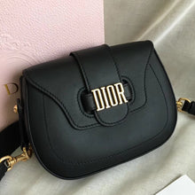 Load image into Gallery viewer, Dior D-Fence Saddle Bag In Black Calfskin
