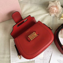 Load image into Gallery viewer, Dior D-Fence Saddle Bag In Red Calfskin
