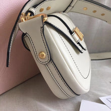Load image into Gallery viewer, Dior D-Fence Saddle Bag In White Calfskin
