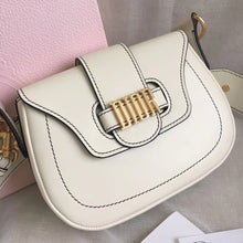 Load image into Gallery viewer, Dior D-Fence Saddle Bag In White Calfskin

