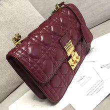 Load image into Gallery viewer, Dior Dioraddict Flap Bag In Bordeaux Lambskin
