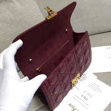 Load image into Gallery viewer, Dior Dioraddict Flap Bag In Bordeaux Lambskin
