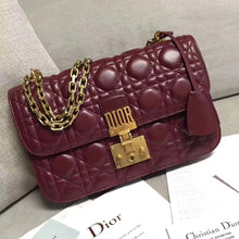 Load image into Gallery viewer, Dior Dioraddict Flap Bag In Bordeaux Lambskin

