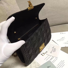 Load image into Gallery viewer, Dior Dioraddict Flap Bag In Black Lambskin
