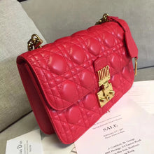 Load image into Gallery viewer, Dior Dioraddict Flap Bag In Red Lambskin
