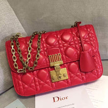 Load image into Gallery viewer, Dior Dioraddict Flap Bag In Red Lambskin

