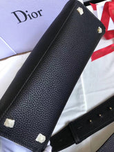 Load image into Gallery viewer, Dior DiorAddict Tote Bag In Black Grained Leather
