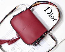 Load image into Gallery viewer, Dior Diorodeo Flap Bag In Red Calfskin
