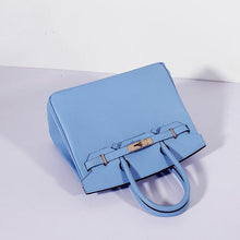Load image into Gallery viewer, Hermes 30cm Birkin Bag Epsom Leather With Strap Light Blue Gold
