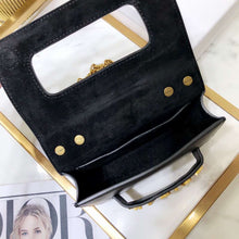 Load image into Gallery viewer, Dior Black Mini J&#39;Adior Calfskin Flap Bag
