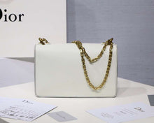 Load image into Gallery viewer, Dior White J&#39;Adior Calfskin Flap Bag
