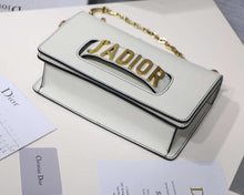 Load image into Gallery viewer, Dior White J&#39;Adior Calfskin Flap Bag
