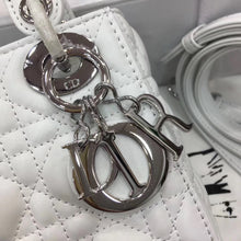 Load image into Gallery viewer, Dior Lady Dior Mini Chain Bag In White Lambskin
