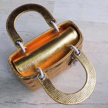 Load image into Gallery viewer, Dior My Lady Dior Bag In Gold Grained Calfskin
