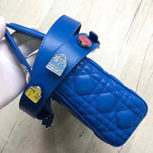 Load image into Gallery viewer, Dior My Lady Dior Bag In Blue Lambskin
