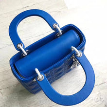 Load image into Gallery viewer, Dior My Lady Dior Bag In Blue Lambskin
