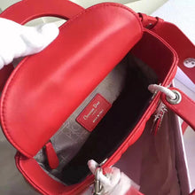Load image into Gallery viewer, Dior My Lady Dior Bag In Red Lambskin
