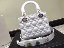 Load image into Gallery viewer, Dior My Lady Dior Bag In White Lambskin
