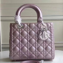 Load image into Gallery viewer, Dior Medium Lady Dior Bag In Champagne Lambskin
