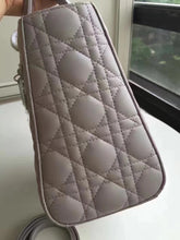 Load image into Gallery viewer, Dior Medium Lady Dior Bag In Grey Lambskin
