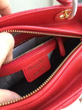 Load image into Gallery viewer, Dior Medium Lady Dior Bag In Red Lambskin
