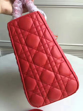 Load image into Gallery viewer, Dior Medium Lady Dior Bag In Red Lambskin
