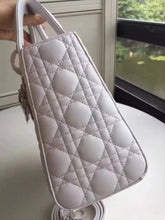 Load image into Gallery viewer, Dior Medium Lady Dior Bag In White Lambskin
