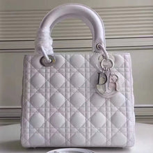 Load image into Gallery viewer, Dior Medium Lady Dior Bag In White Lambskin
