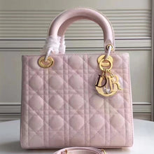 Load image into Gallery viewer, Dior Medium Lady Dior Bag In Pink Patent Leather

