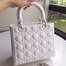 Load image into Gallery viewer, Dior Medium Lady Dior Bag In White Patent Leather
