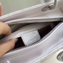 Load image into Gallery viewer, Dior Medium Lady Dior Bag In White Patent Leather
