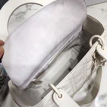 Load image into Gallery viewer, Dior Medium Lady Dior Bag In White Ultra Matte Calfskin
